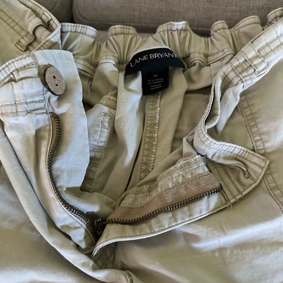 Lane Bryant Khaki Bermuda Shorts - Picture 2 of 3